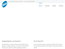 Tablet Screenshot of pliantplastics.com
